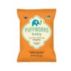 Puffworks Baby Organic Peanut Butter Puffs, Perfect for Early Peanut Introduction for Allergy Prevention, Plant-Based Protein, USDA Organic, Gluten-Free, Vegan, Non-GMO, Kosher, 0.5 Ounce (Pack of 12)