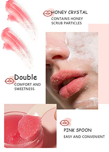 Lip Scrub, (Peach) Lip Scrubs Exfoliator & Moisturizer, Vegan Cruelty-Free Lip Sugar Scrub, Natural Gentle Lip Treatment, Dry Lip Treatment Polish & Lip Exfoliator by Samnyte - Image 5