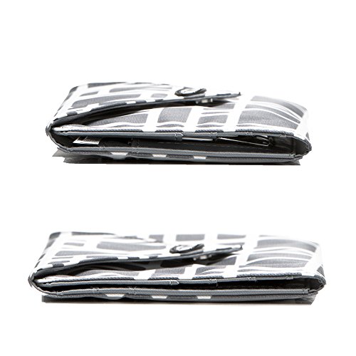 Big Skinny Women's Leather Slimvelope Tri-Fold Checkbook Slim Wallet, Holds Up to 40 Cards, Lightweight,slim, Graphite Cobble - Image 8