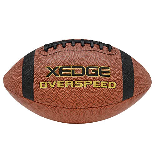 XEDGE Composite Leather Indoor/Outdoor Footballs for Training and Recreational Play Size 7(Youth) - Image 7