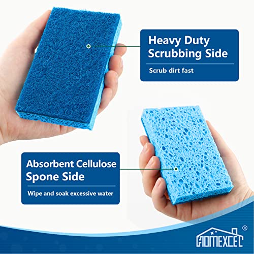 Non-Scratch Scrub Sponges Kitchen 12pcs,Safe on Non-Stick Cookware,Dual Sided Cleaning Sponges for Kitchen,Household,Bathroom and More - Image 3