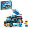 LEGO City Penguin Slushy Van 60384 Building Toy - Featuring a Truck and Costumed Minifigure, Summer Series Set, Great Gift Idea for Boys, Girls, and Kids Ages 5+