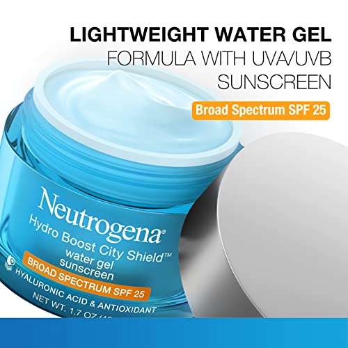 Neutrogena Hydro Boost Face Moisturizer with SPF 25, Hydrating Facial Sunscreen, Oil-Free and Non-Comedogenic Water Gel Face Lotion 1.7 oz - Image 9